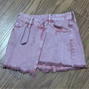 Fashion Nova Blush Asymmetrical Skirt